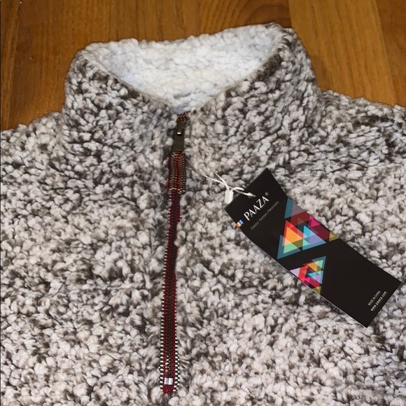 Fuzzy Half-Zip - Picture 2 of 3